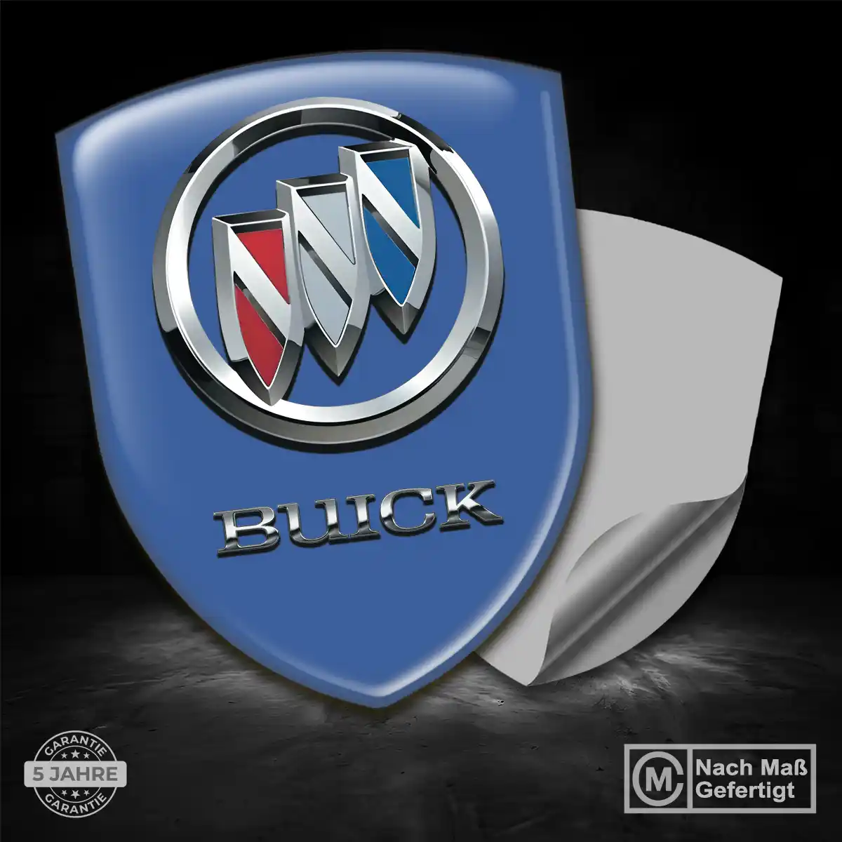 Buick Wappen Emblem Aufkleber Tuningfahrzeug