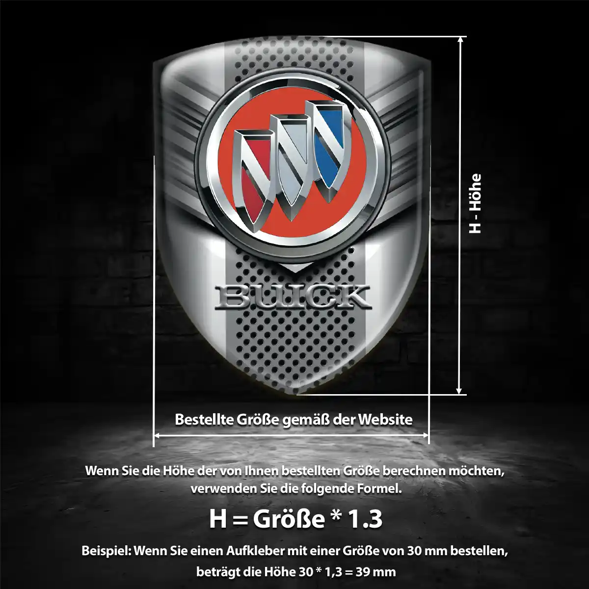 Buick Wappen Emblem Auto Edles Design