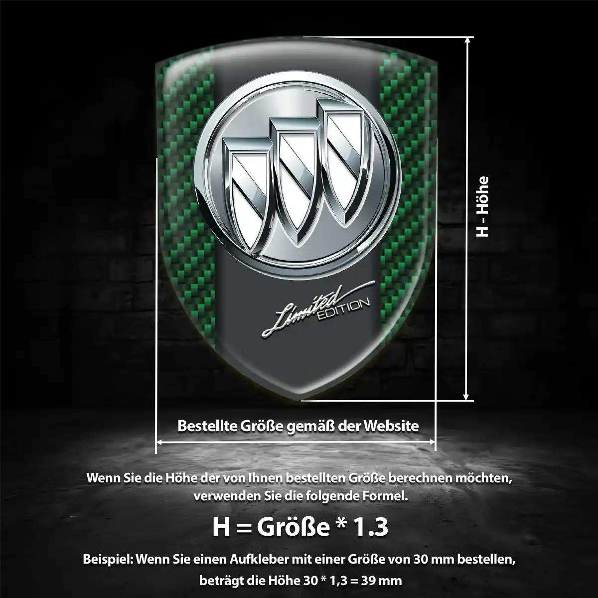 Buick Wappen Emblem Auto Interieurdesign