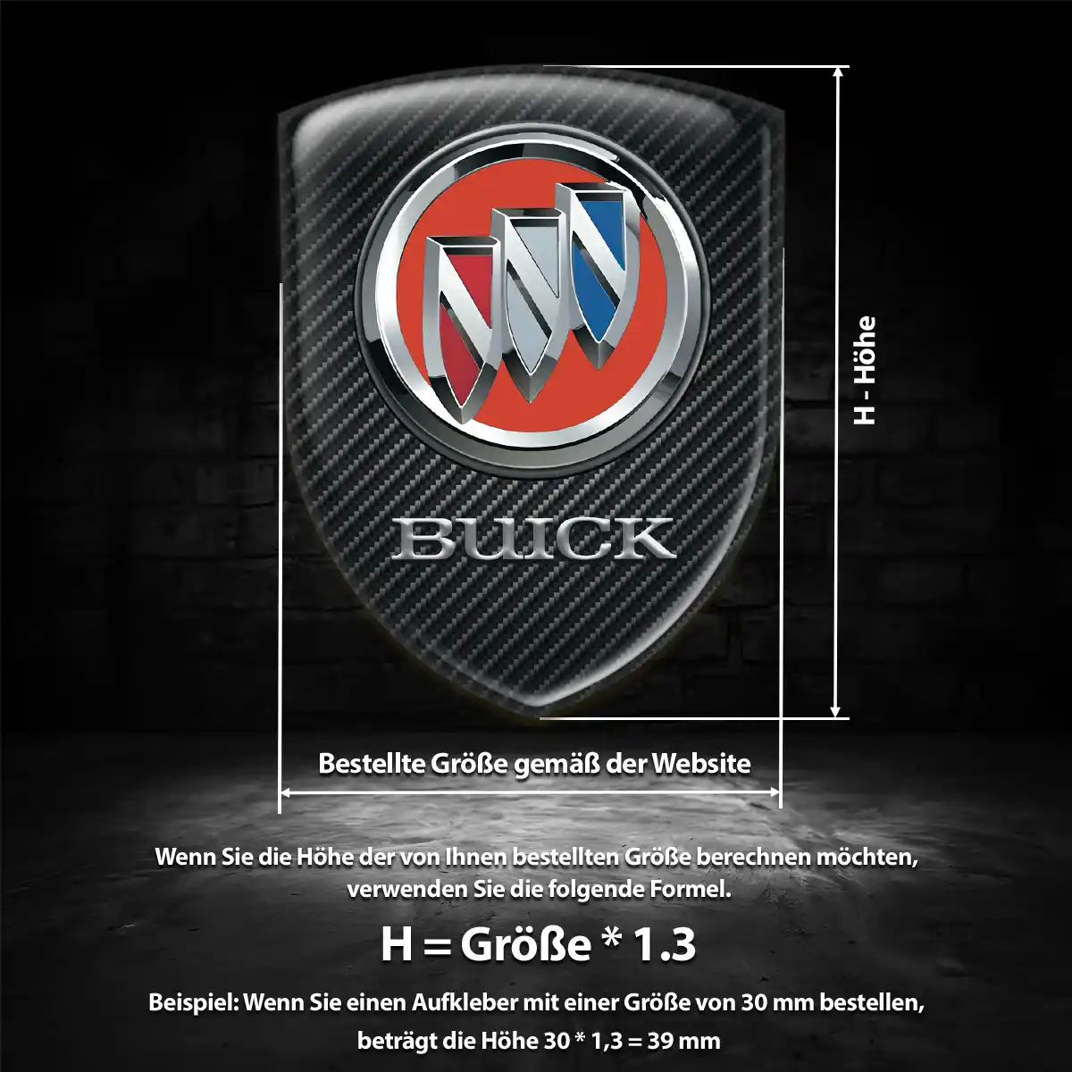 Buick Wappen Emblem Auto Limitierte Auflage