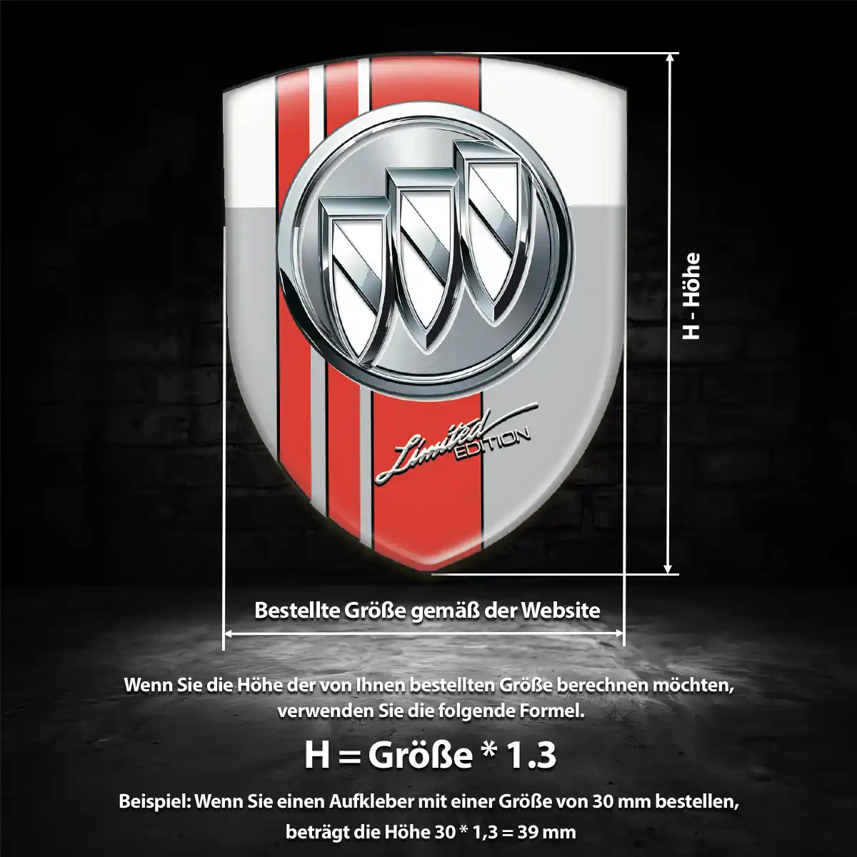 Buick Wappen Emblem Auto Premium-Edition