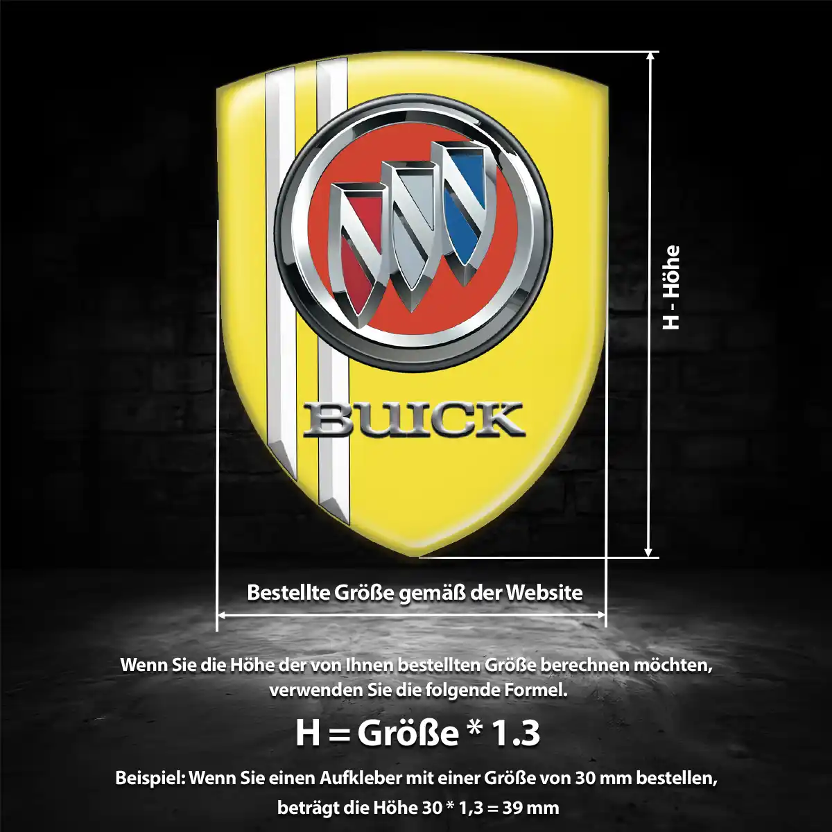Buick Wappen Emblem Edles Design