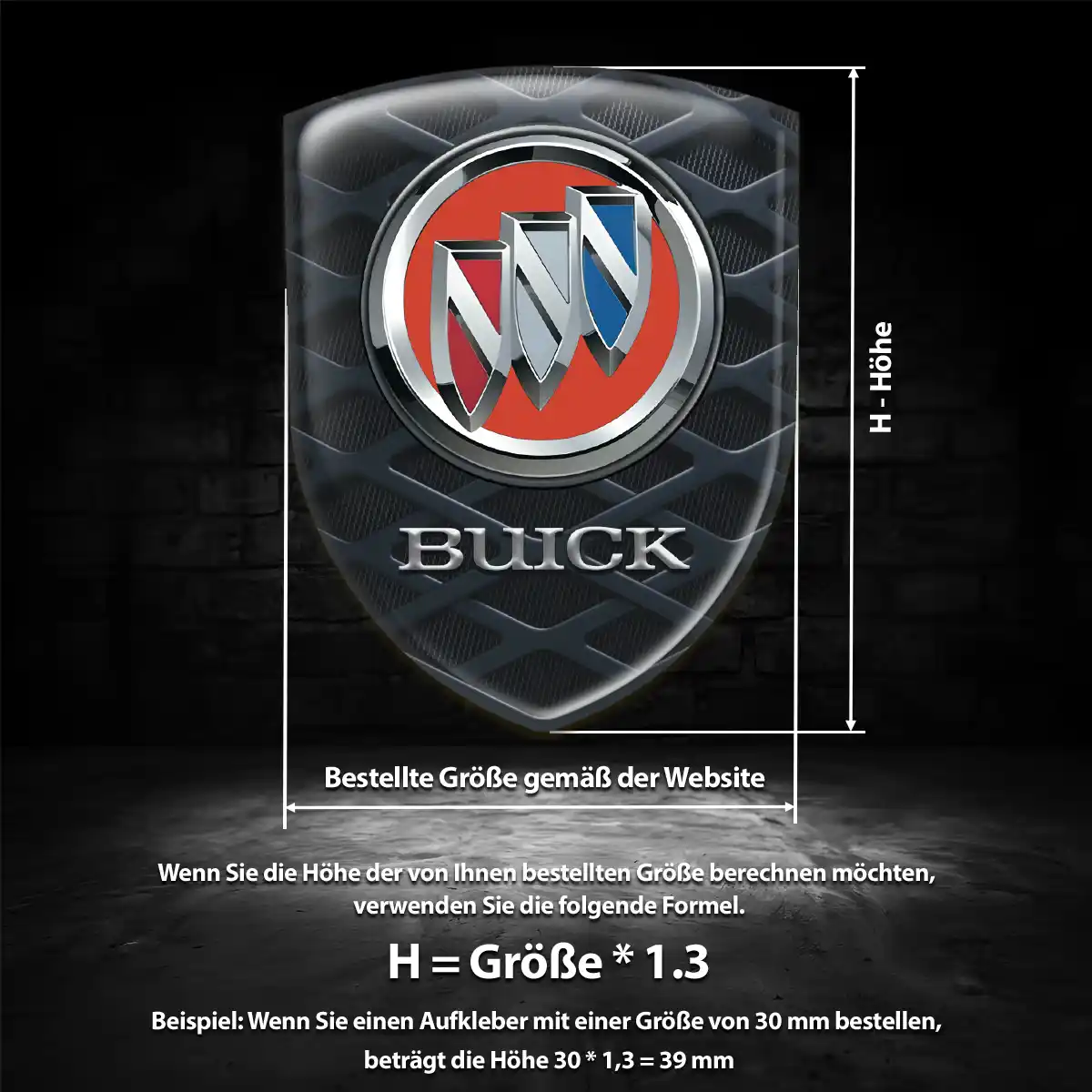 Buick Wappen Emblem Exterieurdesign