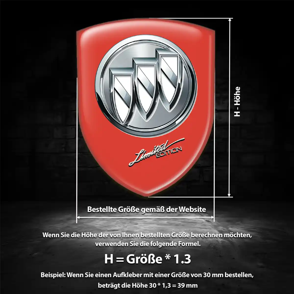 Buick Wappen Emblem Luxus-Edition