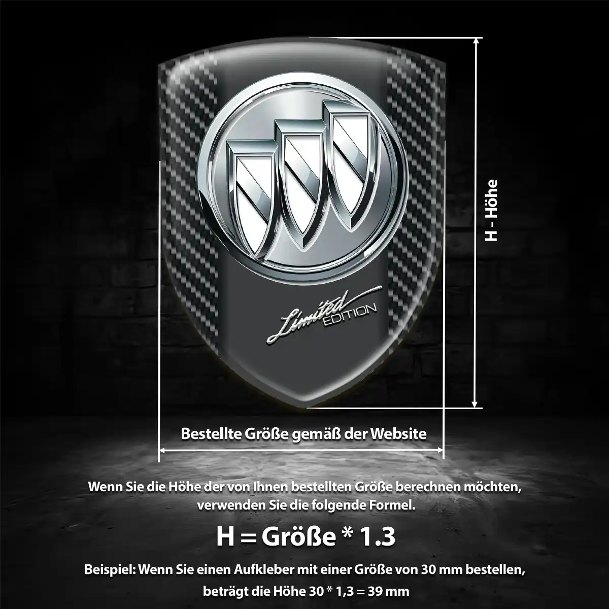 Buick Wappen Emblem Premiumqualität