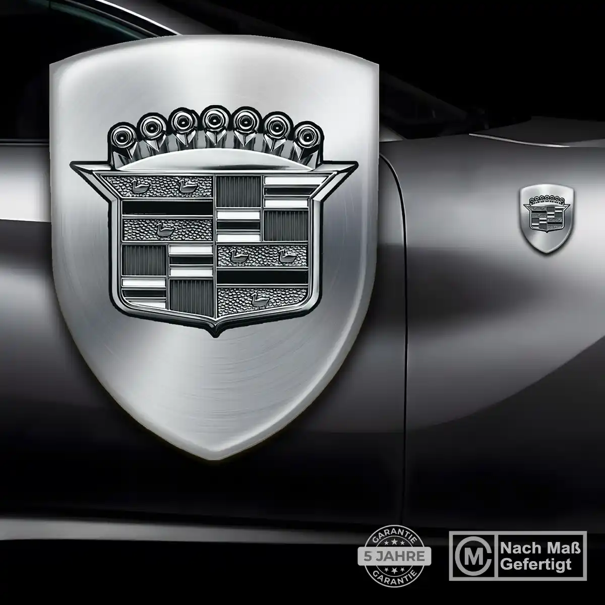Cadillac 3D Gel Aufkleber Anspruchsvolles Design