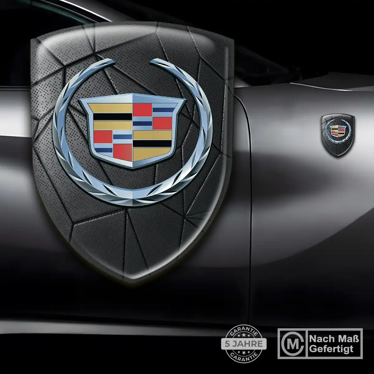 Cadillac 3D Gel Aufkleber Auto Erstklassige Qualität