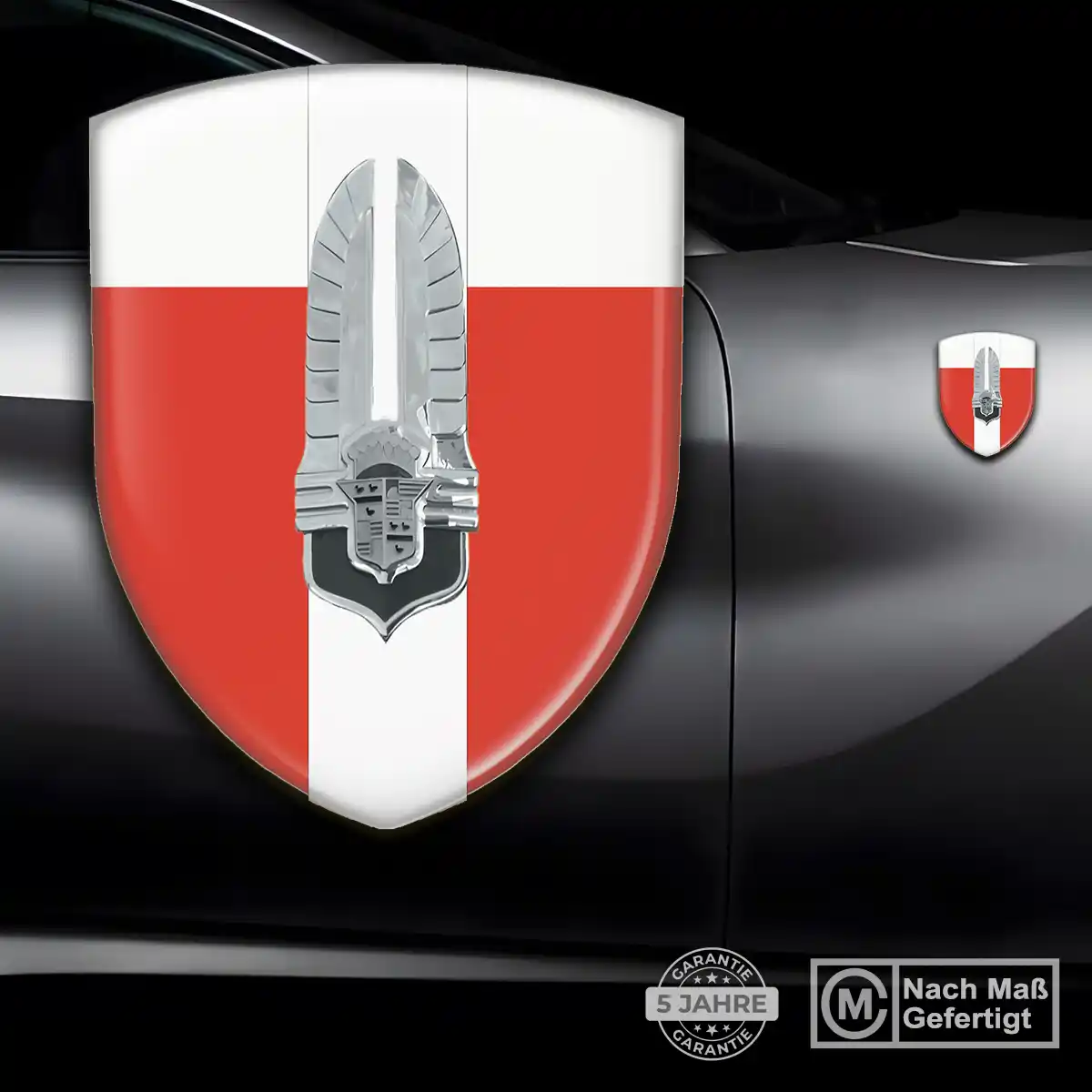 Cadillac 3D Gel Aufkleber Auto Exterieurdesign