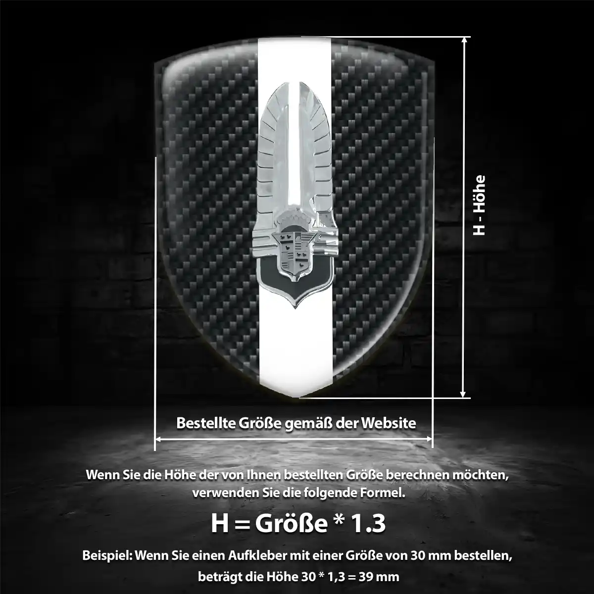 Cadillac 3D Gel Aufkleber Auto Höchste Qualität
