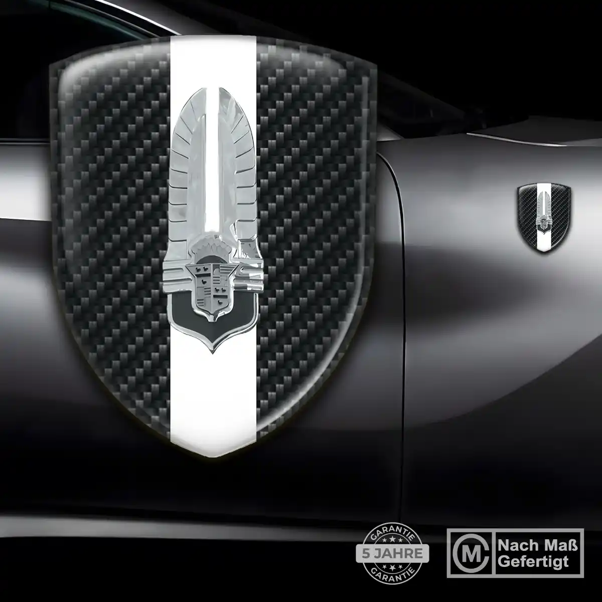 Cadillac 3D Gel Aufkleber Auto Höchste Qualität