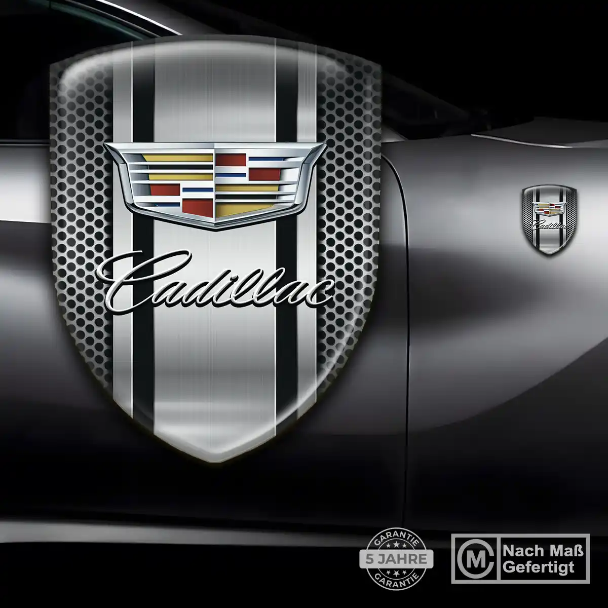 Cadillac 3D Gel Aufkleber Auto Hohe Qualität