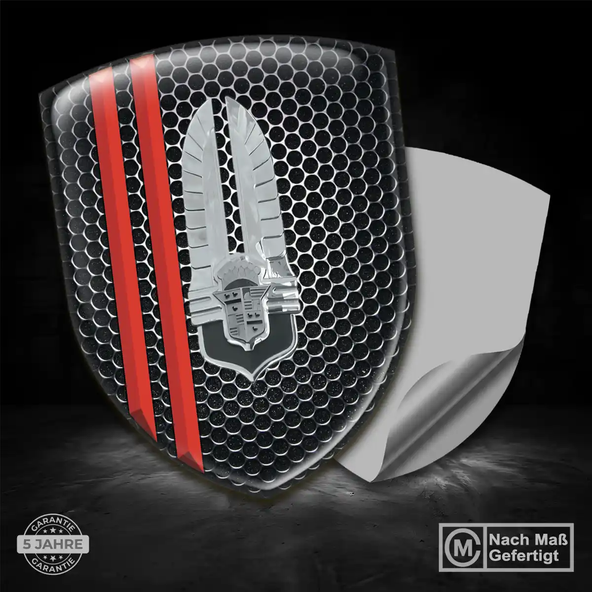 Cadillac 3D Gel Aufkleber Auto Tuningfahrzeug