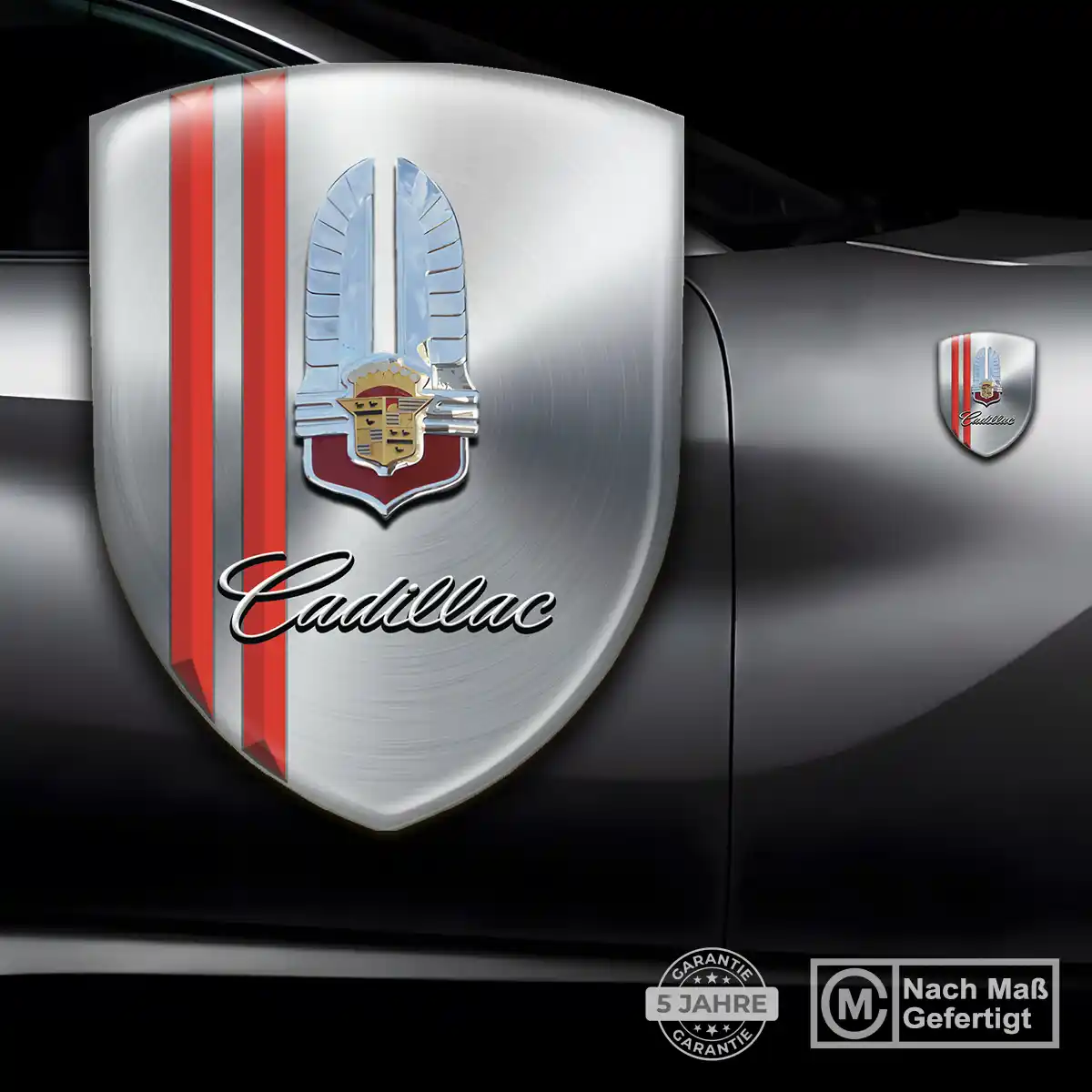 Cadillac 3D Gel Aufkleber Elegantes Design