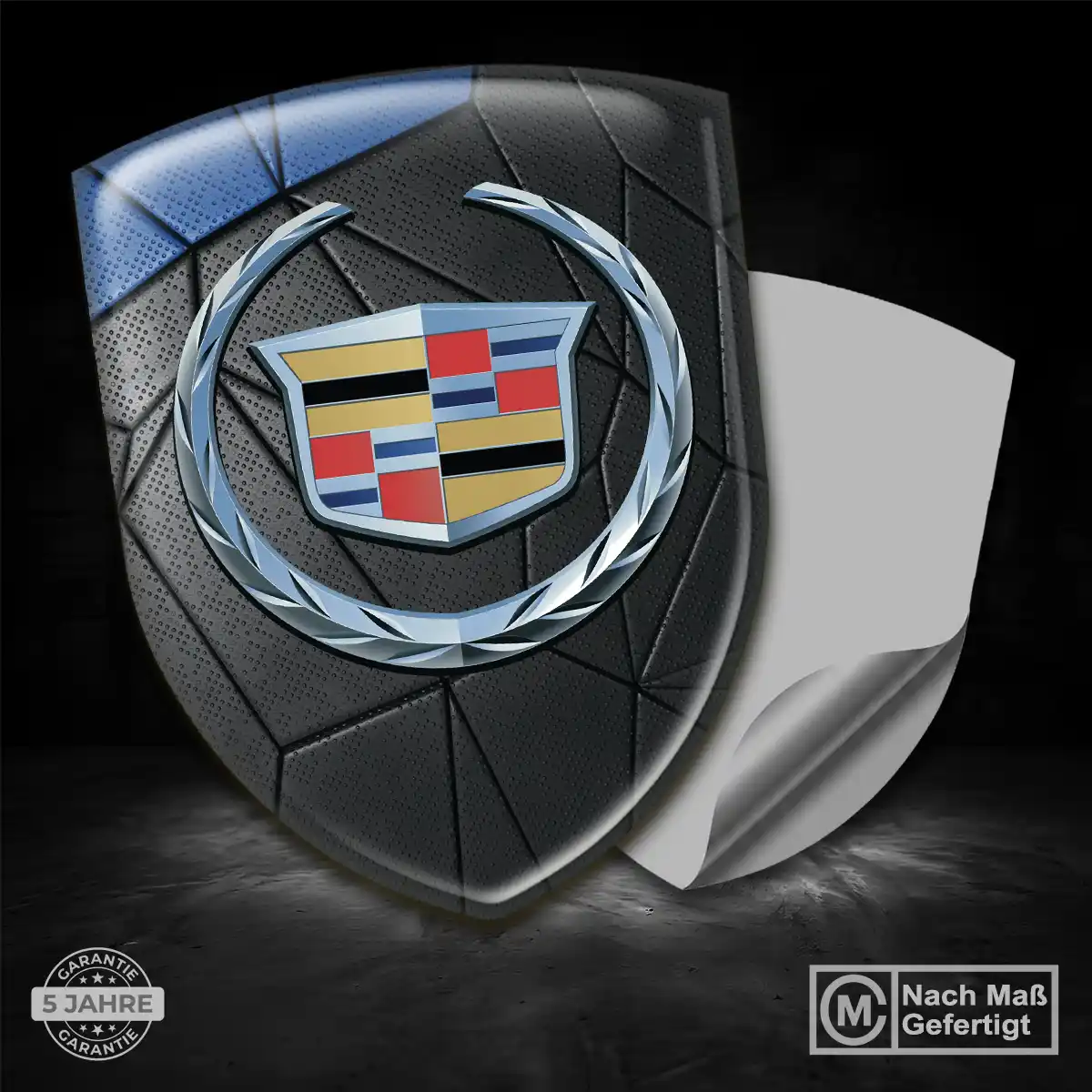 Cadillac 3D Gel Aufkleber Emblem Anspruchsvolles Design