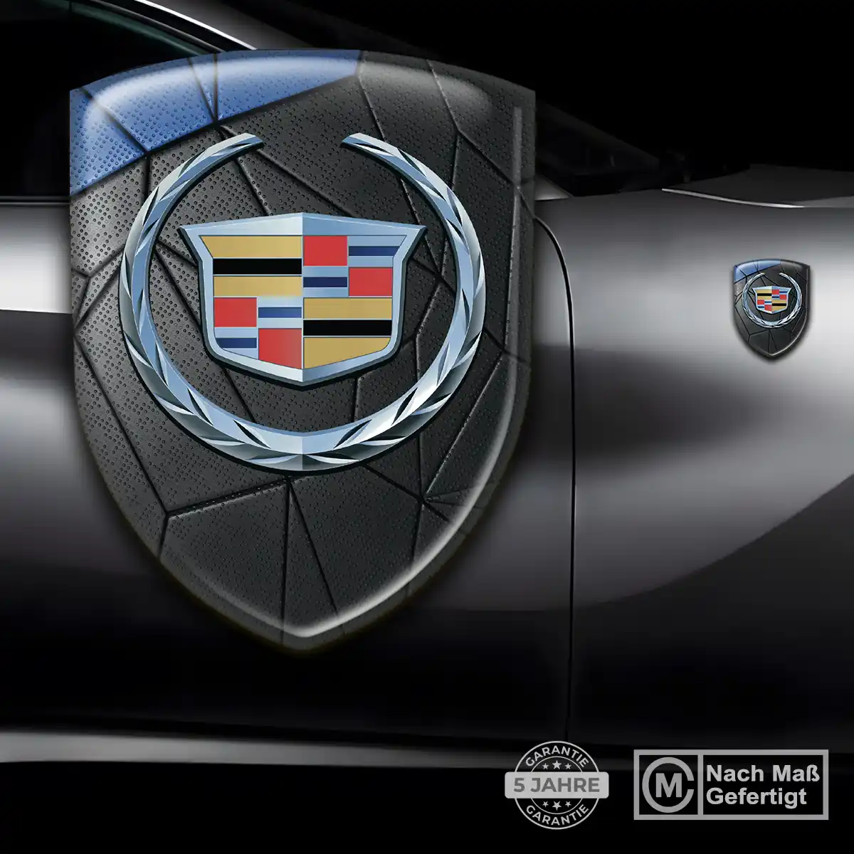 Cadillac 3D Gel Aufkleber Emblem Anspruchsvolles Design