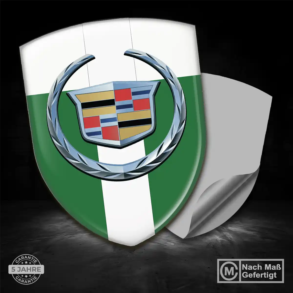 Cadillac 3D Gel Aufkleber Emblem Ausdrucksstarkes Design