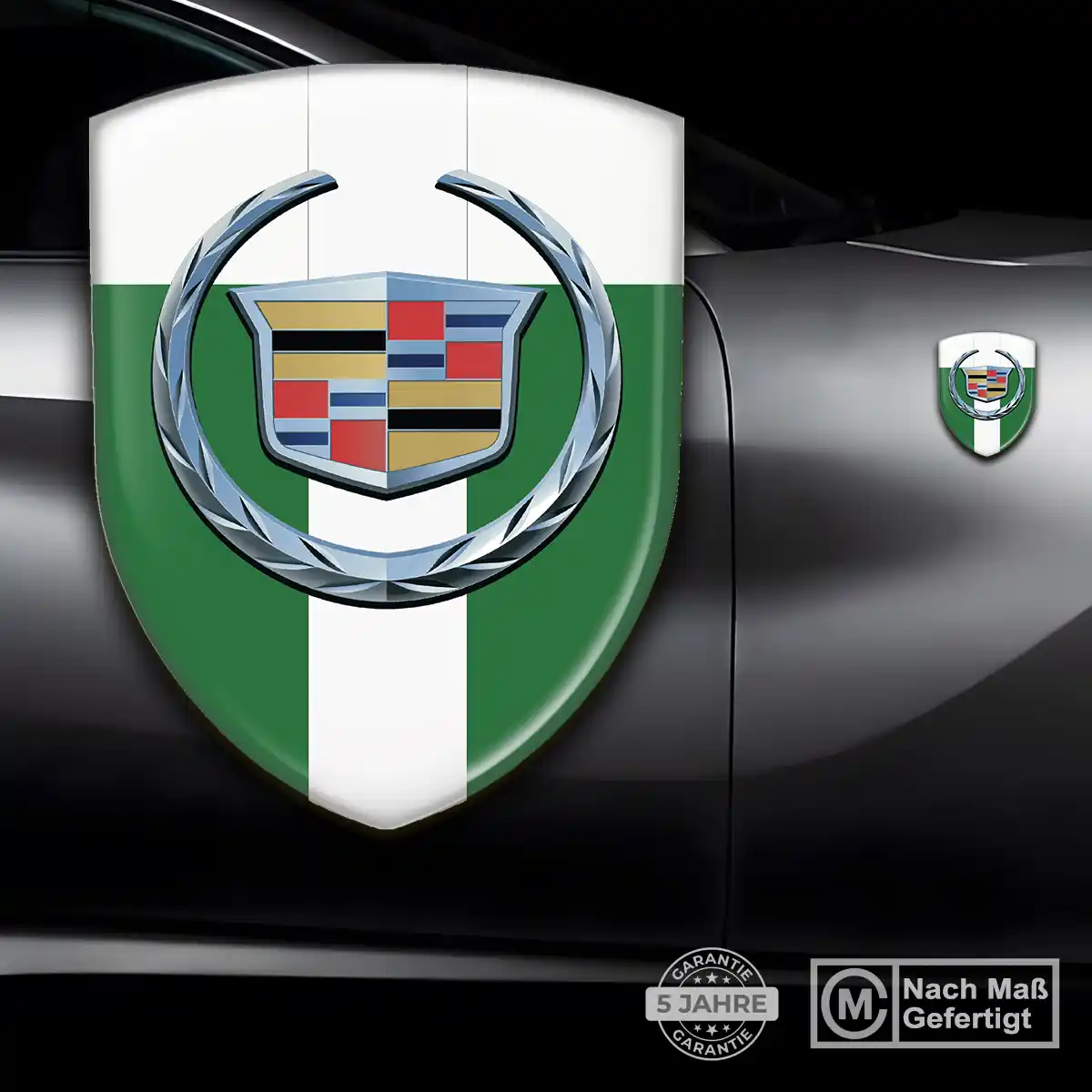 Cadillac 3D Gel Aufkleber Emblem Ausdrucksstarkes Design