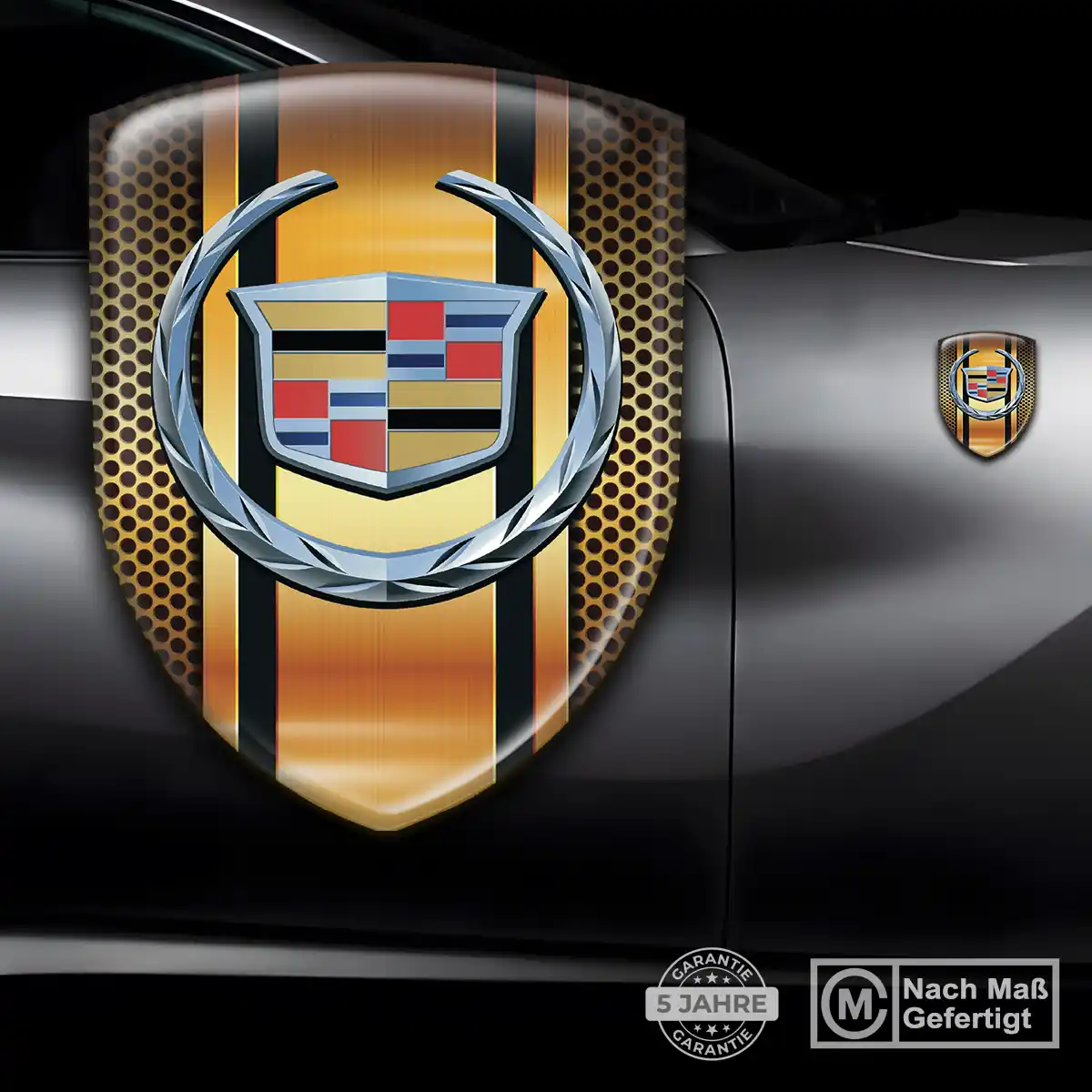 Cadillac 3D Gel Aufkleber Emblem Auto Exterieurdesign