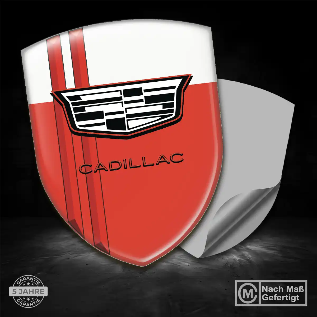 Cadillac 3D Gel Aufkleber Emblem Auto Höchste Qualität