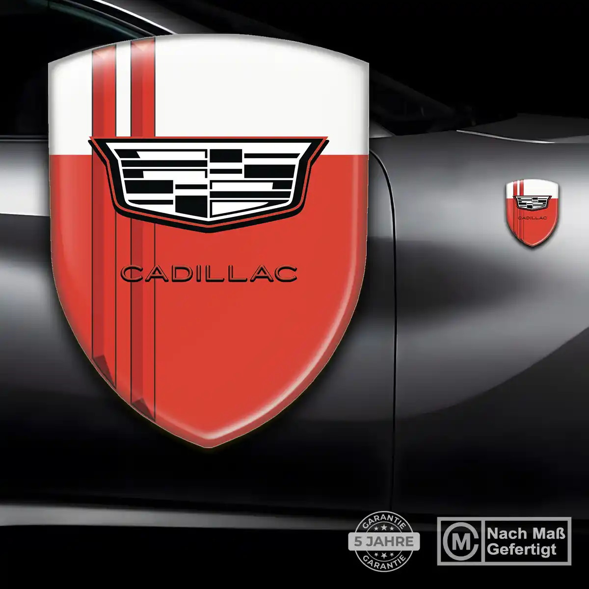 Cadillac 3D Gel Aufkleber Emblem Auto Höchste Qualität