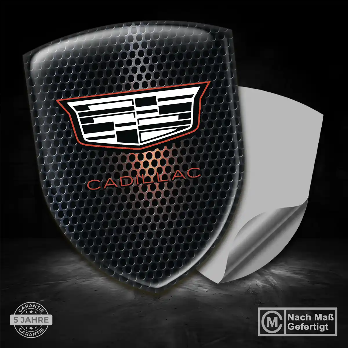 Cadillac 3D Gel Aufkleber Emblem Auto Interieurdesign