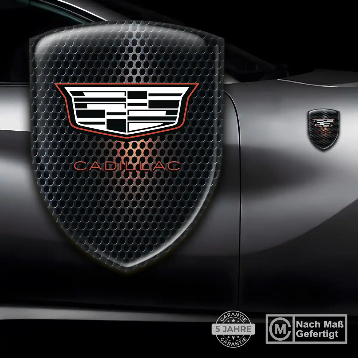 Cadillac 3D Gel Aufkleber Emblem Auto Interieurdesign