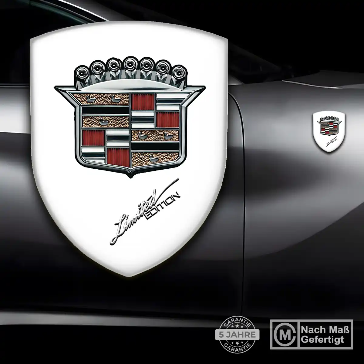 Cadillac 3D Gel Aufkleber Emblem Auto Limitierte Auflage