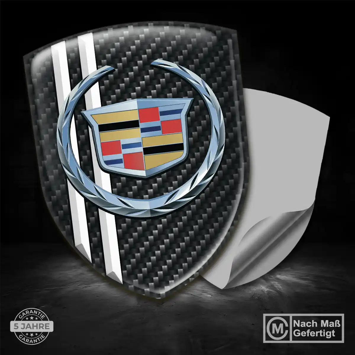 Cadillac 3D Gel Aufkleber Emblem Auto Luxus-Edition