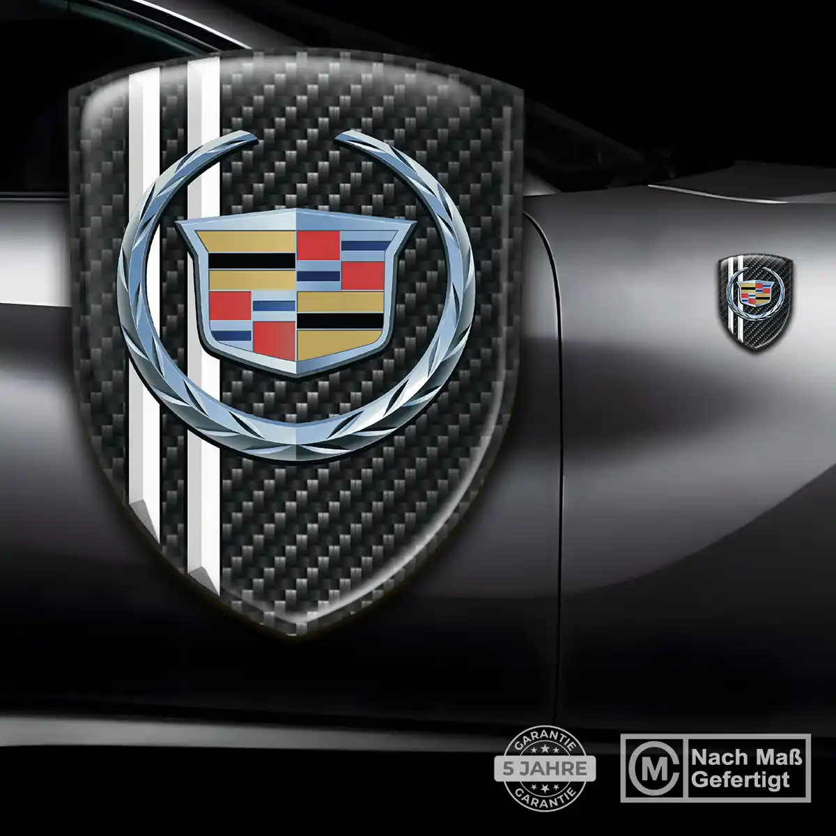 Cadillac 3D Gel Aufkleber Emblem Auto Luxus-Edition