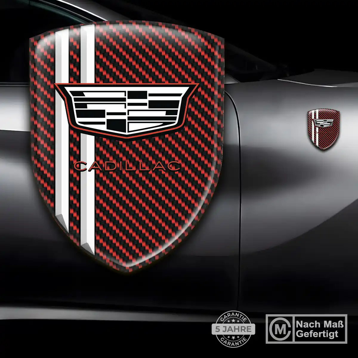 Cadillac 3D Gel Aufkleber Emblem Auto Modernes Design