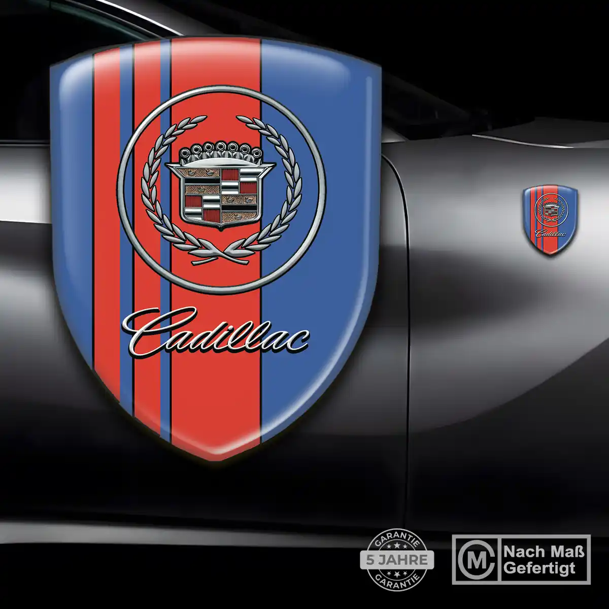 Cadillac 3D Gel Aufkleber Emblem Auto Premium-Edition