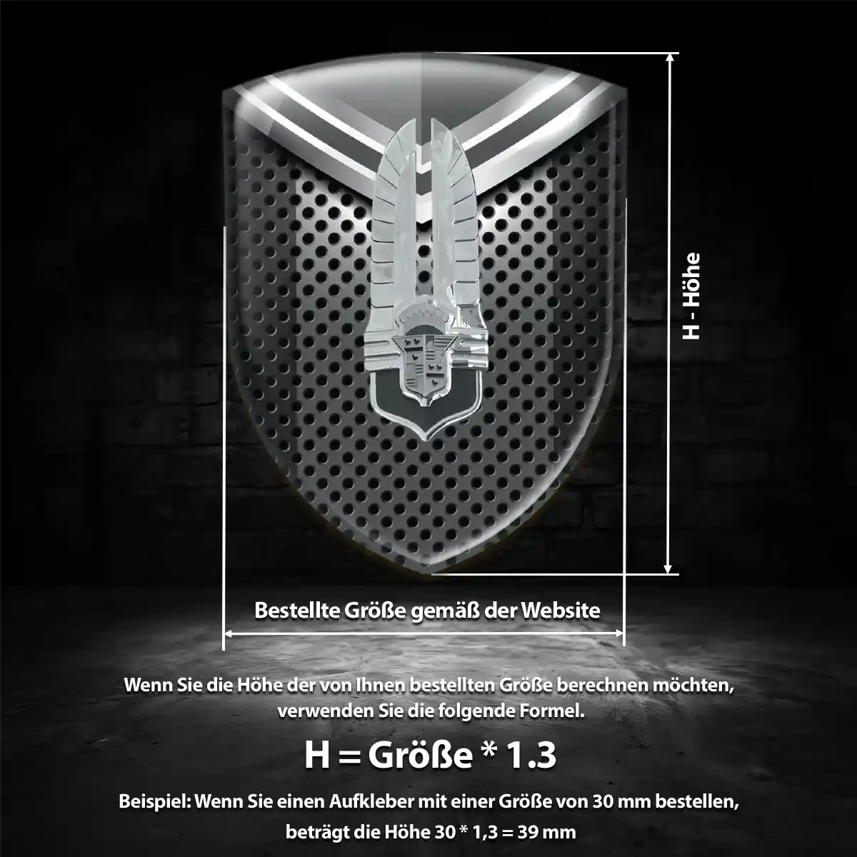 Cadillac 3D Gel Aufkleber Emblem Höchste Qualität