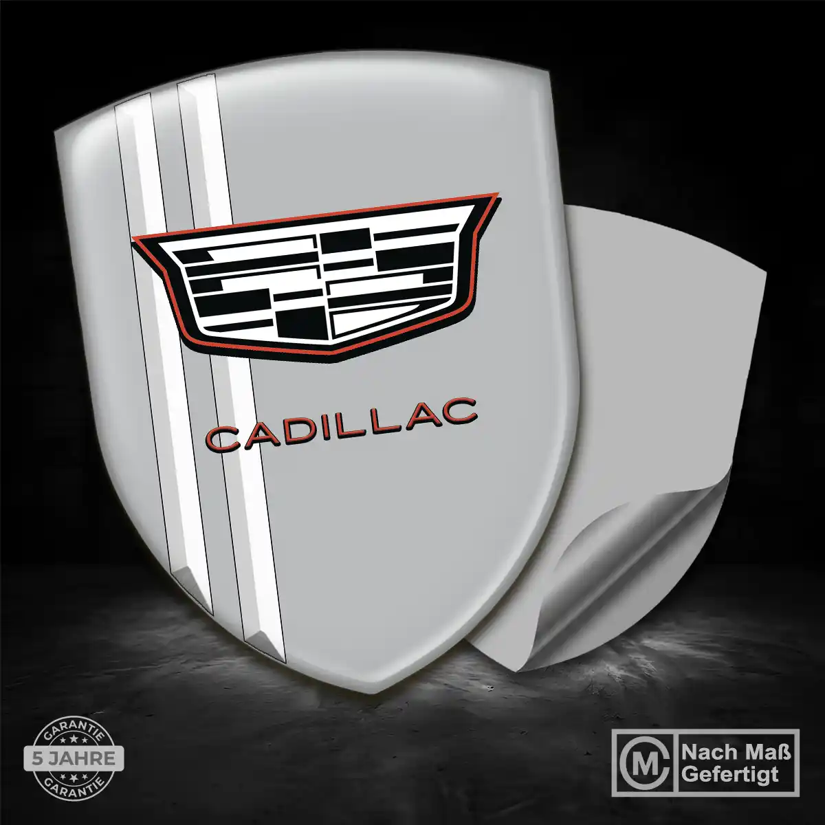 Cadillac 3D Gel Aufkleber Embleme Ausdrucksstarkes Design