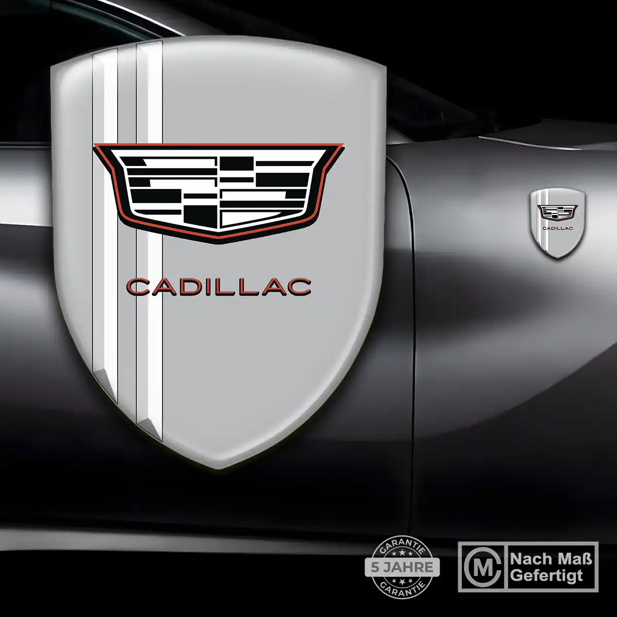 Cadillac 3D Gel Aufkleber Embleme Ausdrucksstarkes Design