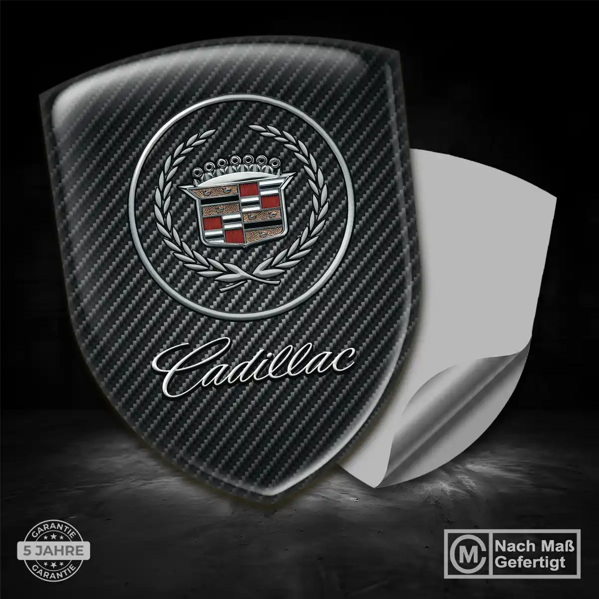 Cadillac 3D Gel Aufkleber Embleme Auto Hohe Qualität