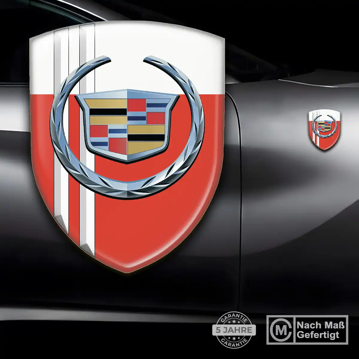 Cadillac 3D Gel Aufkleber Embleme Auto Limitierte Auflage