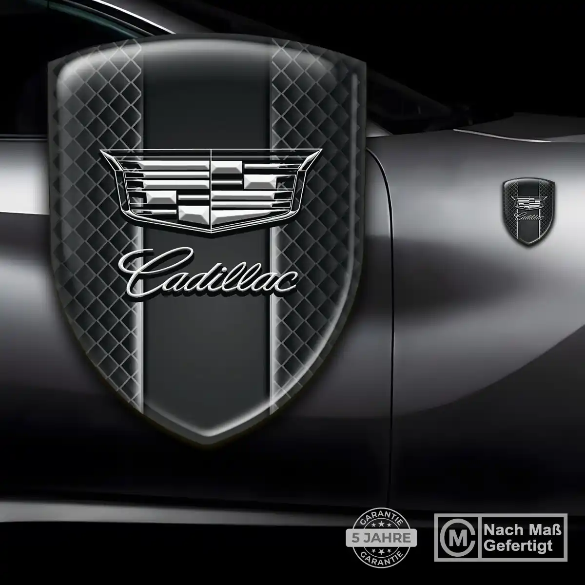 Cadillac 3D Gel Aufkleber Embleme Auto Modernes Design