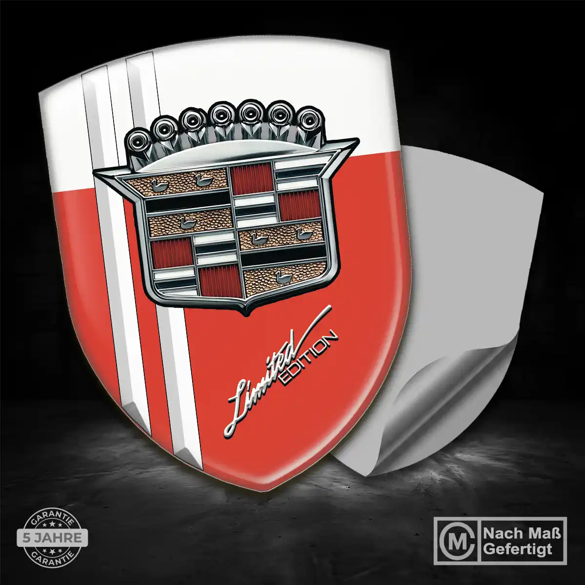 Cadillac 3D Gel Aufkleber Embleme Auto Premium-Edition