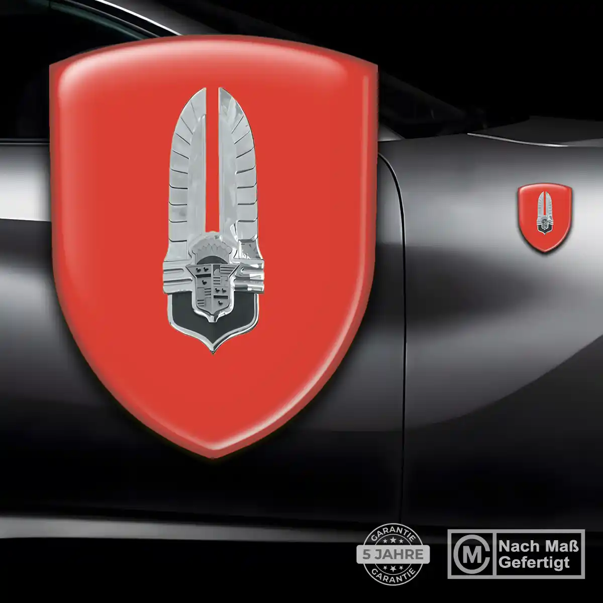 Cadillac 3D Gel Aufkleber Embleme Auto Premiumqualität