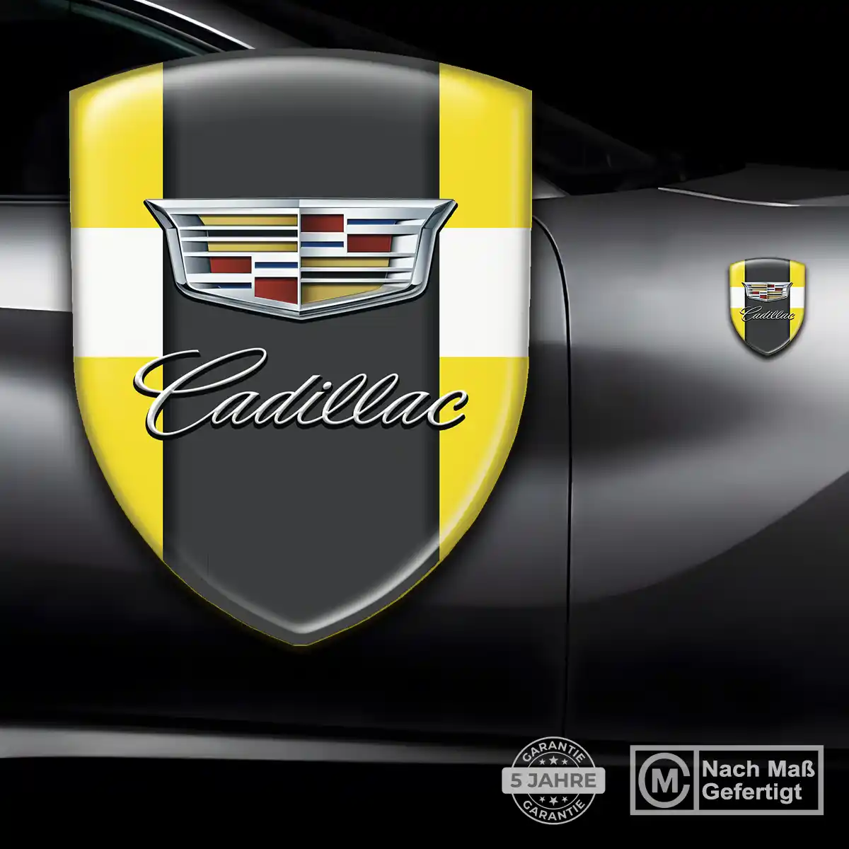 Cadillac 3D Gel Aufkleber Embleme Auto Spitzenqualität
