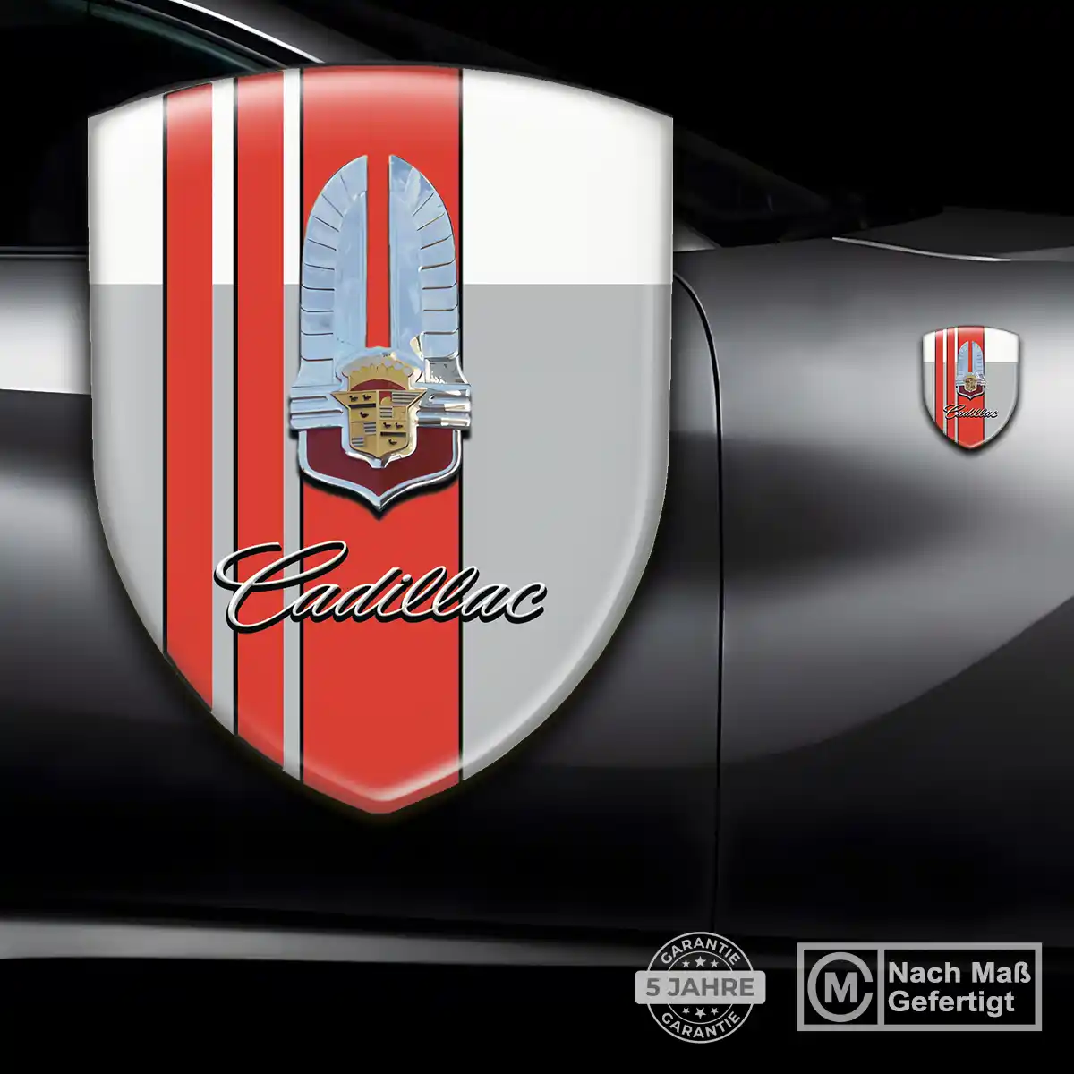 Cadillac 3D Gel Aufkleber Embleme Höchste Qualität