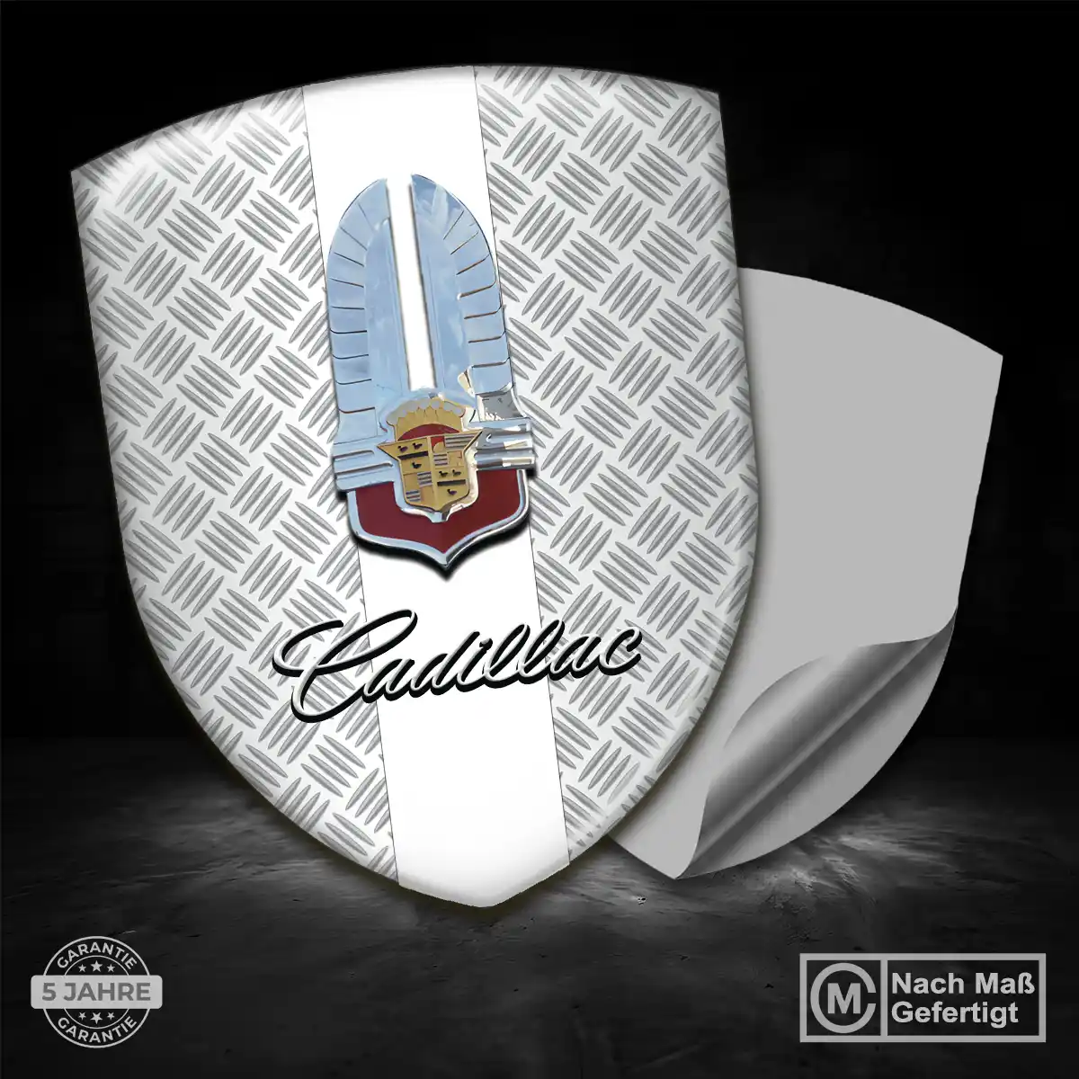 Cadillac 3D Gel Aufkleber Embleme Markenedition