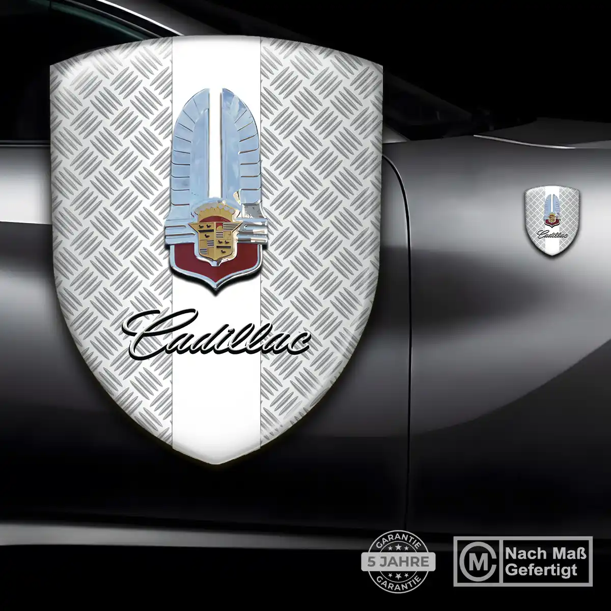Cadillac 3D Gel Aufkleber Embleme Markenedition