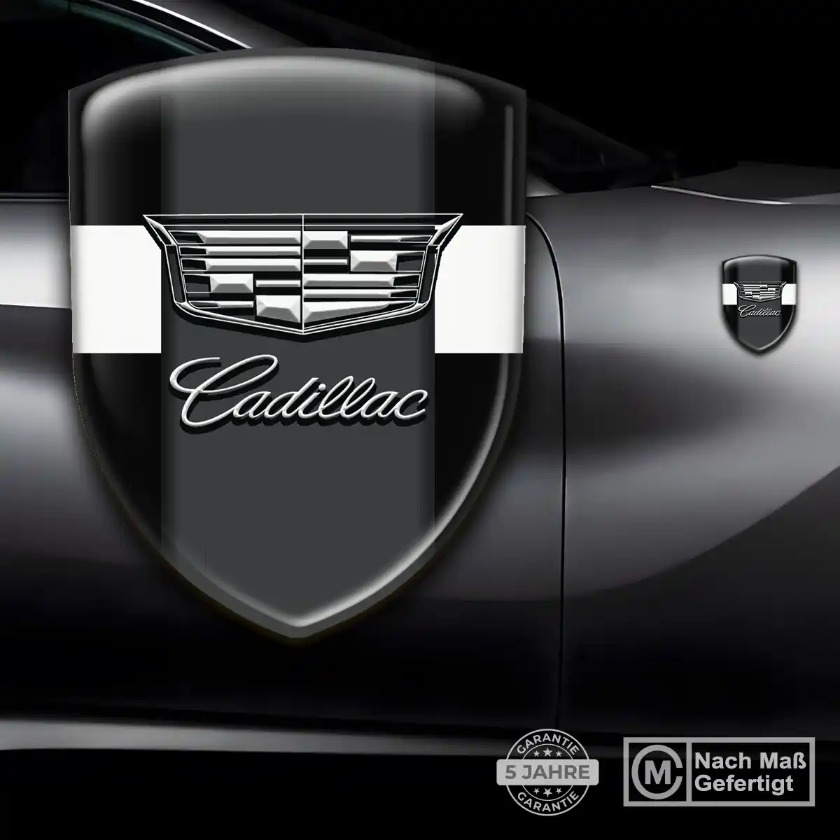 Cadillac 3D Gel Aufkleber Embleme Spitzenqualität