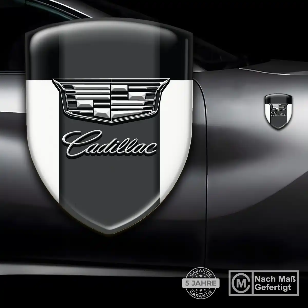 Cadillac 3D Gel Aufkleber Embleme Verlässliche Qualität