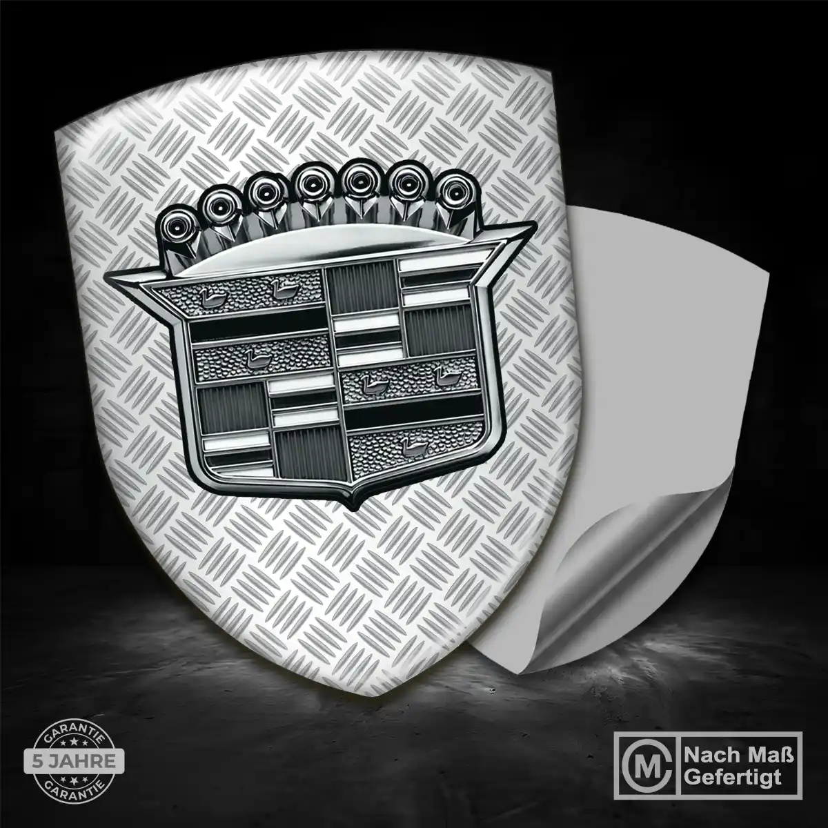Cadillac 3D Gel Aufkleber Höchste Qualität