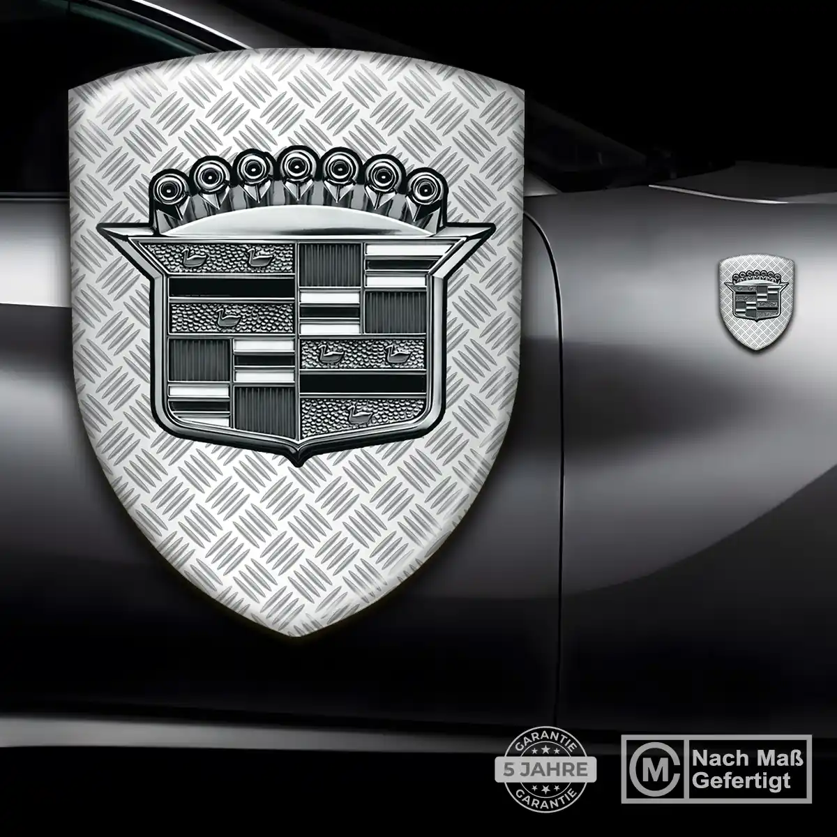 Cadillac 3D Gel Aufkleber Höchste Qualität