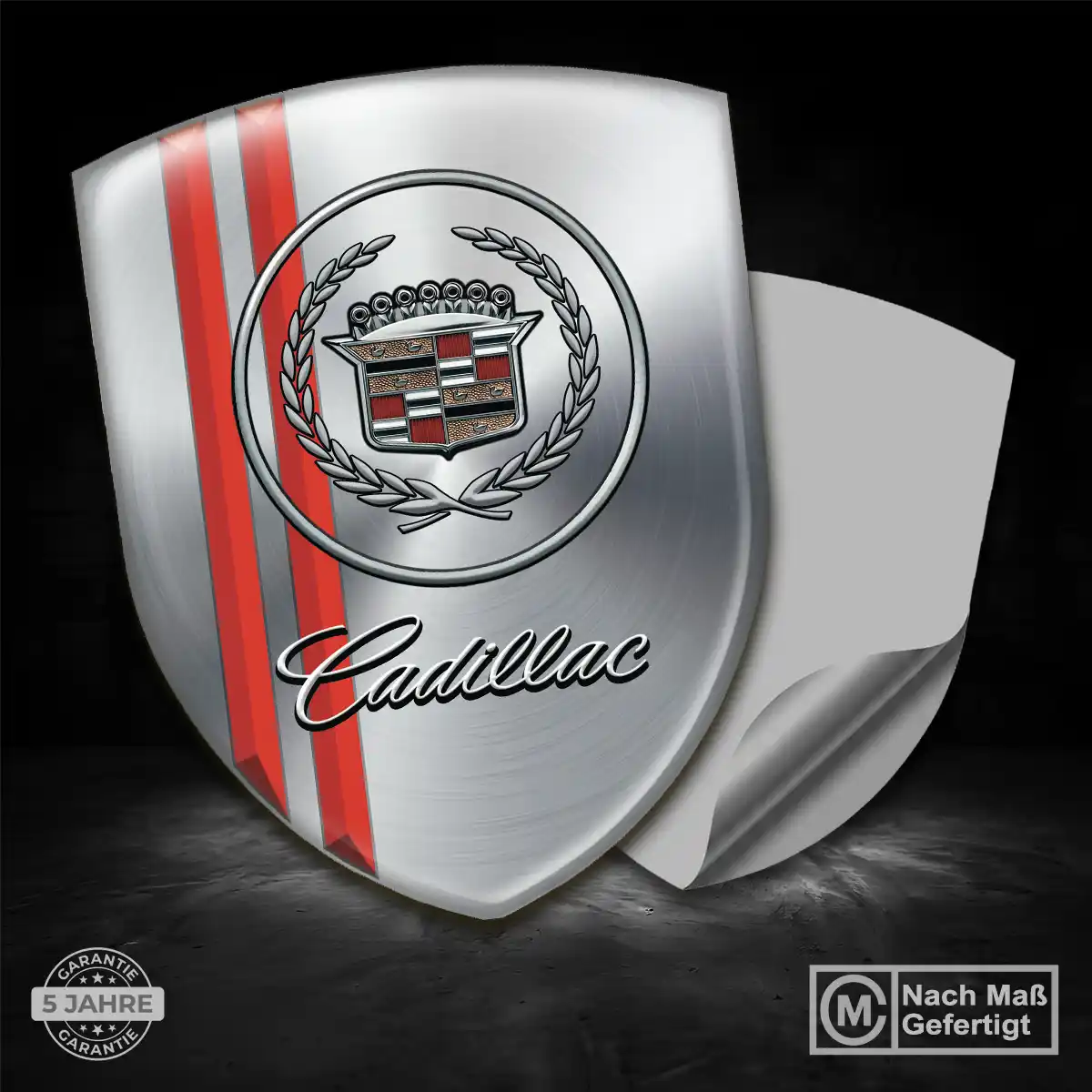 Cadillac 3D Gel Aufkleber Hochwertiges Harz