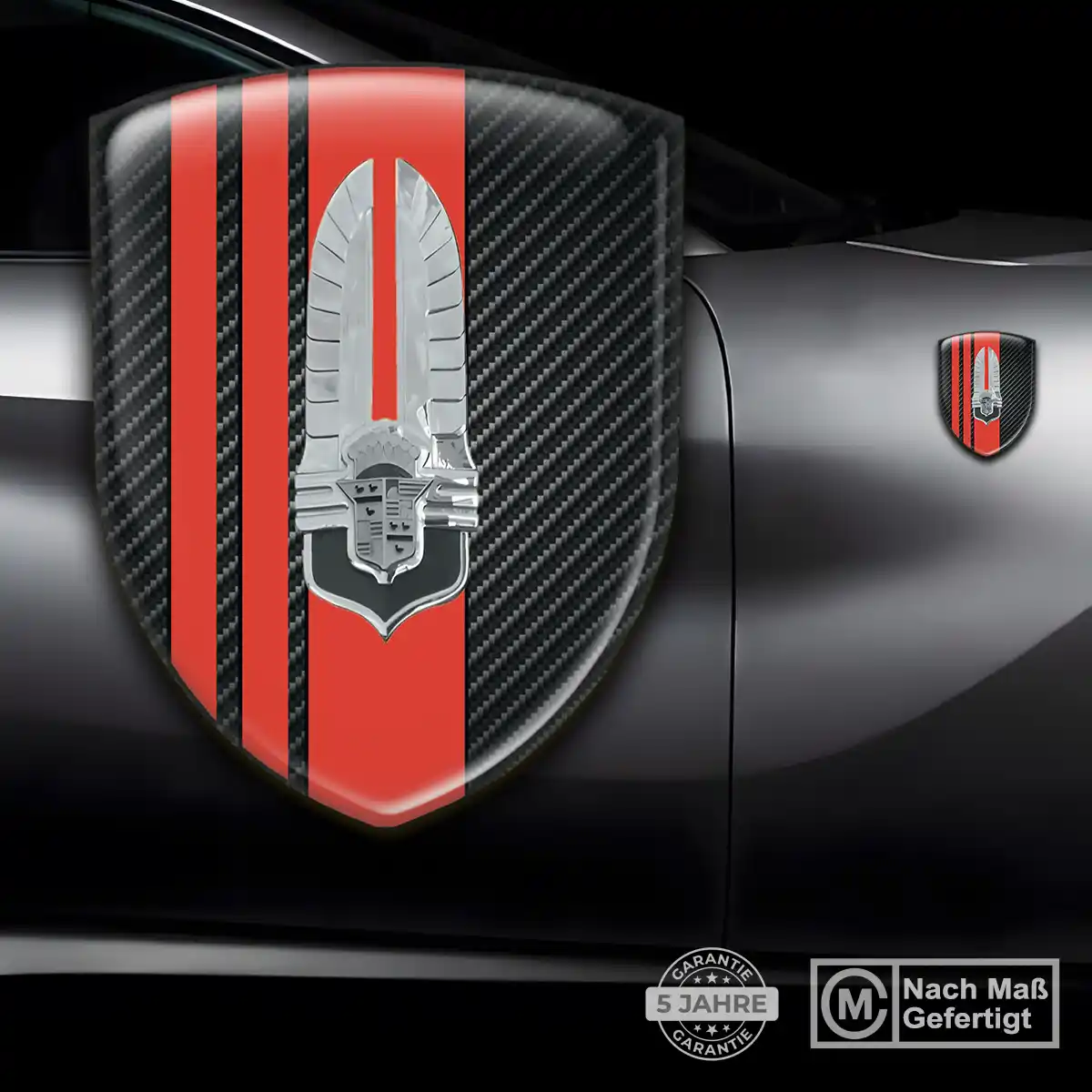 Cadillac 3D Gel Aufkleber Interieurdesign