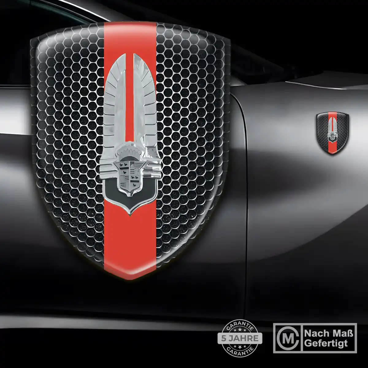 Cadillac 3D Gel Aufkleber Luxus-Edition